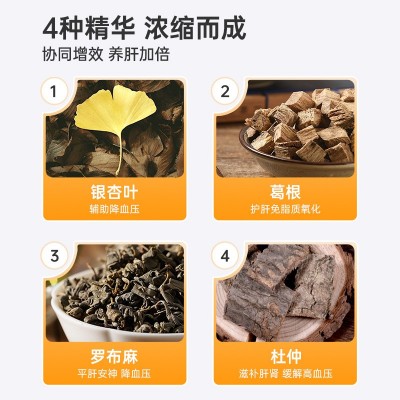 仁和海中堂牌银杏叶葛根胶囊中老年养肝降血压中年官方授权代发图2