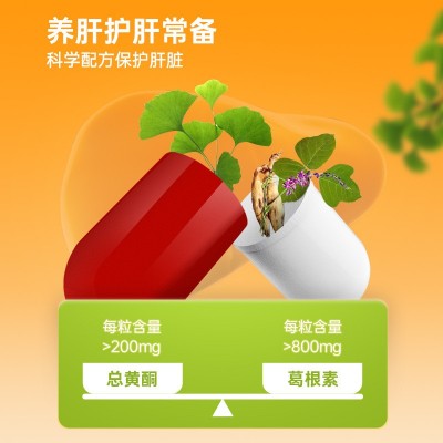 仁和海中堂牌银杏叶葛根胶囊中老年养肝降血压中年官方授权代发图4