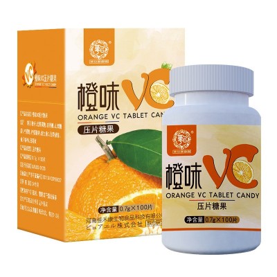 橙味VC咀嚼片 维生素C vc片剂厂家批发复合维生素果味V C压片糖果图5