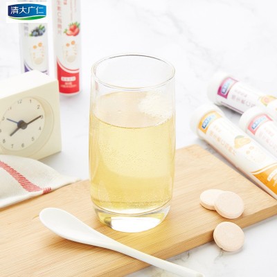 【现货】批发多种水果口味 vc 维生素C泡腾片 20片/瓶vc固体饮料图2