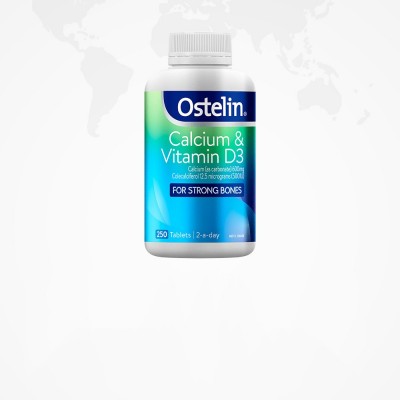 Ostelin奥斯特林成人维生素VD3孕妇中老年恐龙钙碳酸钙片250粒图2