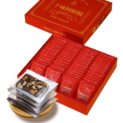 山东东阿百年堂阿胶糕正品批发礼盒阿胶驴皮滋补品阿胶糕300g/盒图4