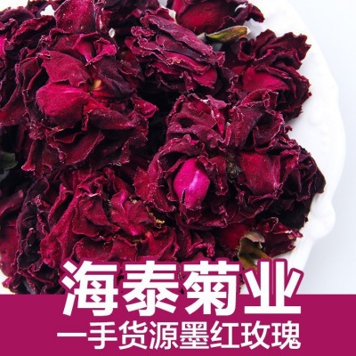 海泰菊业云南金边玫瑰花茶批发 产地新货 玫瑰花茶批发散装干玫瑰图4