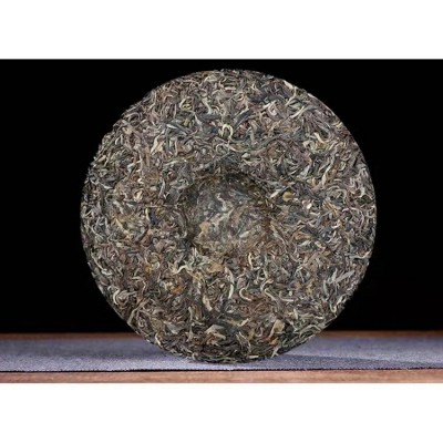 普洱茶饼生茶散茶七子饼普洱茶冰岛古树茶生普洱茶357g饼茶叶批发图2