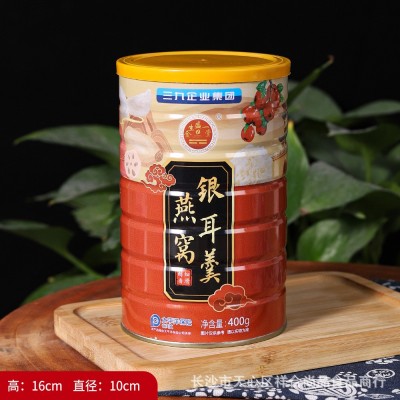 燕窝银耳羹400g罐装阿胶银耳羹即食速溶营养代餐粉团购电销礼品图2