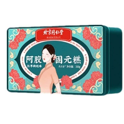 北京同仁堂红枣枸杞阿胶固元糕300g阿胶膏即食批发现货一件代发图5