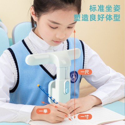 得力74354视力矫正器小学生儿童防近视坐姿矫正器书写姿势保护器图3