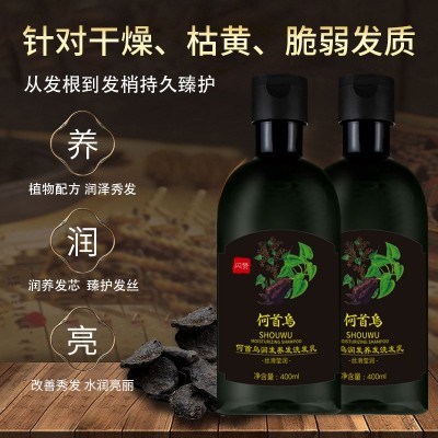 闪赞何首乌洗发水 滋养发丝固发柔顺养发洗护洗发露厂家批发特价图3