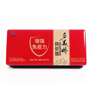 鲁润阿胶糕200g黑芝麻核桃代加工礼盒装蓝帽阿胶片工厂家一件代发图5
