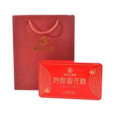 源头工厂阿胶固元膏阿胶糕山东特产300g铁盒装即食阿胶固元糕图5