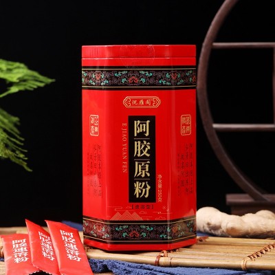 山东东阿铁盒沉雁阁阿胶粉250克/盒ejiao粉线上会销快手抖音代发图4