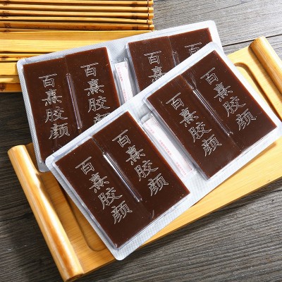 驴皮阿胶块现货 250g铁盒会销用阿胶 阿胶块熬制阿胶糕原料阿胶块图3
