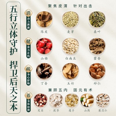 李时珍本草药食同源壹品皮渭茶代用袋泡养生茶包加 工图3