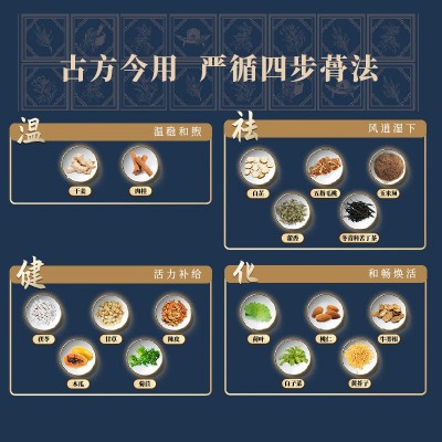 李时珍药食同源本草十七未蓇宝茶四角包代用袋泡养生茶包加 工图3