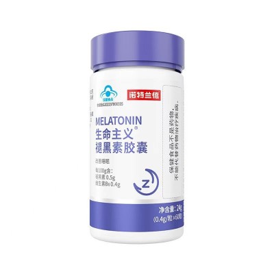 诺特兰德生命主义褪黑素胶囊维生素B6学生成人官方旗舰店正品图5