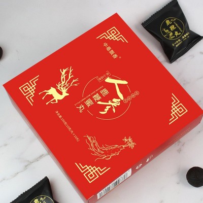 人参鹿鞭丸男用养生黄精玛咖丸子 鹿鞭蜜丸10丸/盒装厂家批发图4