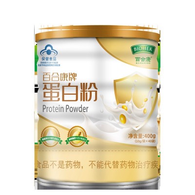 百合康牌蛋白质粉400g/罐 增强免疫力 中老年人保健食品 营养品图4
