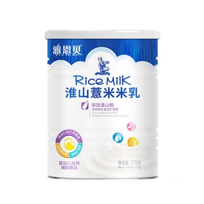宝宝辅食婴幼儿6-36个月米粉275g罐装米糊益生元铁锌钙营养米乳图3