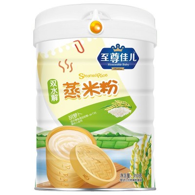 至尊佳儿双水解蒸米粉婴幼儿宝宝营养胡萝卜淮山辅食米粉米糊450g图5