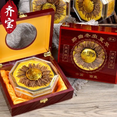 西藏那曲网红小虫草 冬虫夏草100条装礼盒产地直供批发一件代发图2