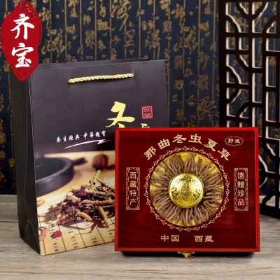 西藏那曲网红小虫草 冬虫夏草100条装礼盒产地直供批发一件代发图3
