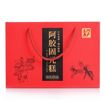 杯口留香阿胶糕500g*2盒送礼袋阿胶即食阿胶糕一件代发批发图3