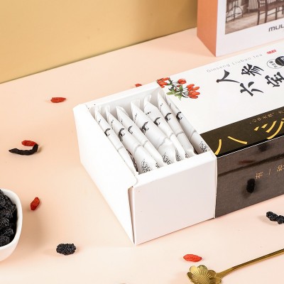 人参六宝茶桑葚玛咖枸杞黄精杜仲雄花男人组合茶一件代发冬天茶图2