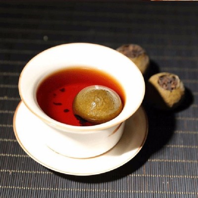 程健 小青柑普洱茶 普洱熟茶 150g 礼盒装 口感甜滑图5