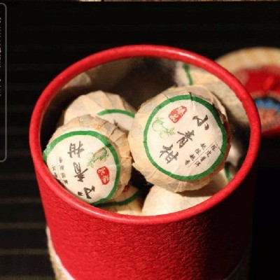 程健 小青柑普洱茶 普洱熟茶 150g 礼盒装 口感甜滑图2
