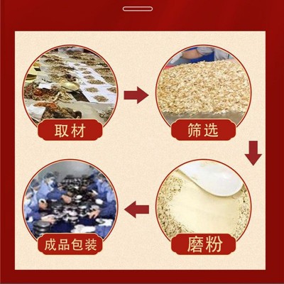 正品百晓生龟鹿二仙片男士龟鹿汤龟鹿手工丸膳食营养工厂批发代发图4