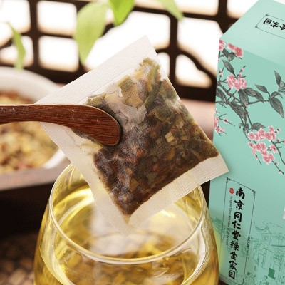 南京同仁堂绿金家园玫瑰冬瓜荷叶茶150克（5克30小包）图5