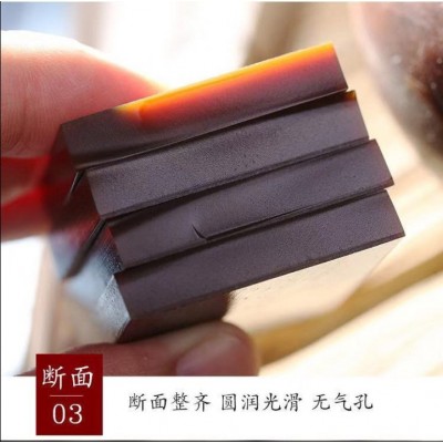 东阿润合生阿胶专卖阿胶块批发蓝帽健字号 半斤铁盒装 驴皮阿胶图2