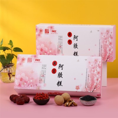 山东东阿县阿胶糕即食燕窝阿胶糕 礼盒装支持代发 阿胶块 阿胶糕图2
