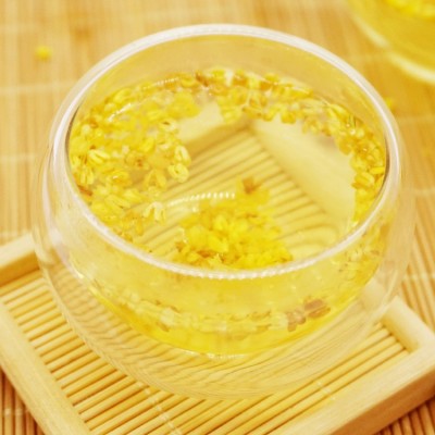 源头厂家广西桂林金桂花茶干桂花散装批发脱水不硫熏桂花干花图3