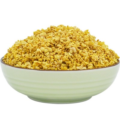 源头厂家广西桂林金桂花茶干桂花散装批发脱水不硫熏桂花干花图4