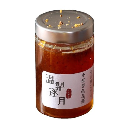 甜梨桂花酱蜂蜜泡水饮品抹面包水果梨膏酱不甜拿铁咖啡冲饮桂花酱图5