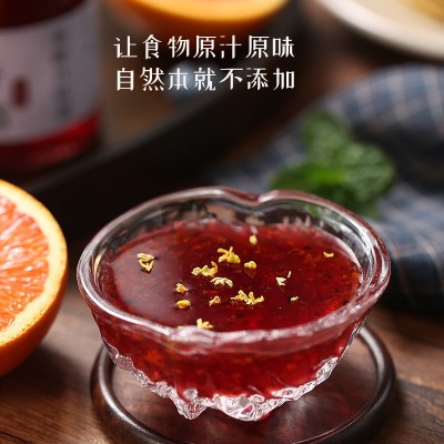 橙子桂花酱蜂蜜水办公室奶茶店饮品花茶蜜酿 香橙丹桂酱图4