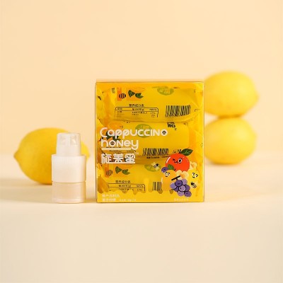 旋盖蜜蜂蜜水源头工厂支持贴 牌果汁蜜36g柠檬蜜头网红饮料图1