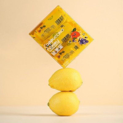 旋盖蜜蜂蜜水源头工厂支持贴 牌果汁蜜36g柠檬蜜头网红饮料图2
