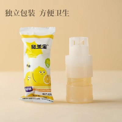 旋盖蜜蜂蜜水源头工厂支持贴 牌果汁蜜36g柠檬蜜头网红饮料图3