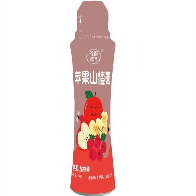 膏滋厂家支持贴牌芽豆金苹果山楂膏160g便携装挤压款袋装桶装图5