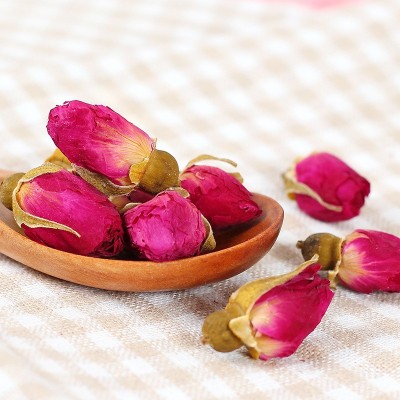 批发山东平阴玫瑰花茶 散装重瓣红玫瑰花瓣花冠王花草茶厂家图3