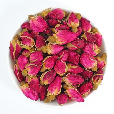 批发山东平阴玫瑰花茶 散装重瓣红玫瑰花瓣花冠王花草茶厂家图5