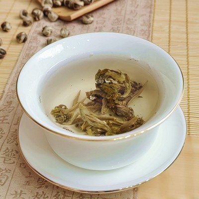 新茶广西横县茉莉花茶厂家茉莉白龙珠浓香型龙珠绣球散装批发茶叶图3