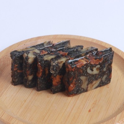 阿胶糕300g即食阿胶固元糕山东阿胶膏铁盒红枣黑芝麻核桃阿胶糕图2