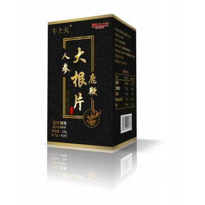 牛上天人参鹿鞭大根片男性食品鹿产品压片糖果现货批发代发鹿鞭片图2
