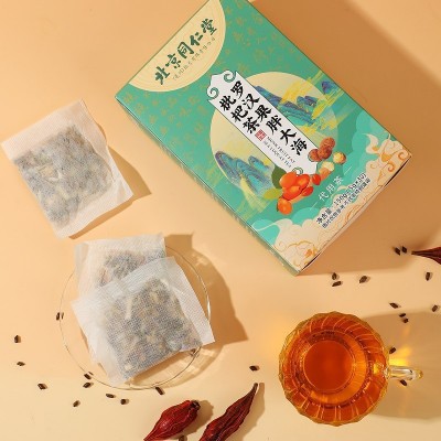 南京同仁堂罗汉果胖大海枇杷茶喉咙清润休闲养生花茶工厂 一件代发图4