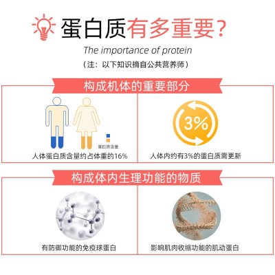 900g蛋白粉批发 阿胶益生菌氨基酸无蔗糖桶装大豆乳清双蛋白质粉图3