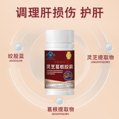 广膳源牌葛根灵芝片中老年人护肝片养肝芙口干口苦口臭顺堂肝火旺图4