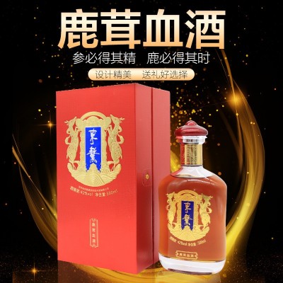 【健康礼盒】东鳌鹿茸血酒礼盒装 500ml 42度入口柔一线喉图2